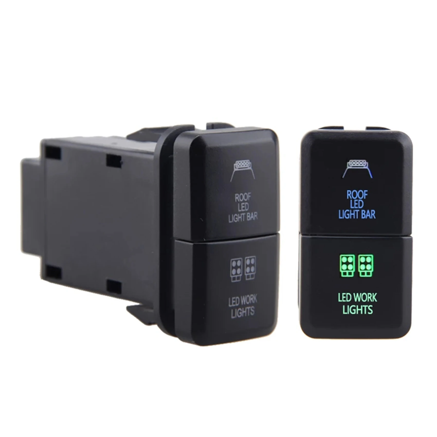 12 В Автомобильная двойсветодиодный светильник ная световая панель синяя/зеленая