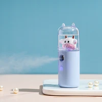 cow humidifier portable cute cartoon hydrating electric air humidifier aroma diffuser mini handheld usb charging mist sprayer