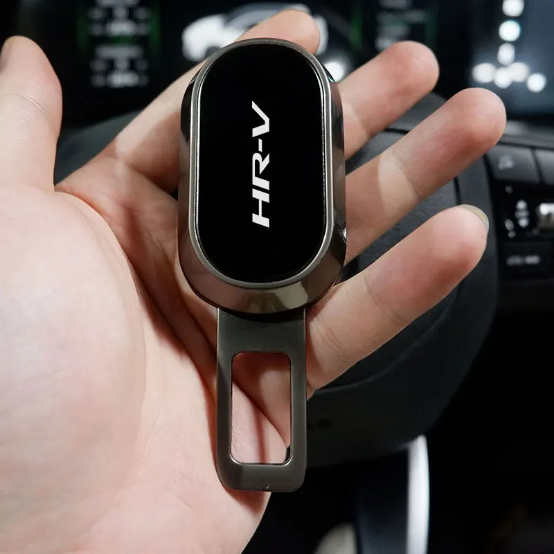 

Zinc Alloy Car Seat Belt Silencer For Honda HR-V Auto Seat Plug For Honda CITY Odyssey CRV HRV Legend VTi HR-V JAZZ PILOT