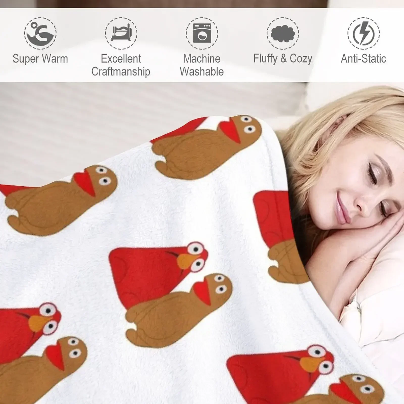 Декоративное одеяло с куклами Wilkins and Wontkins детское для малышей одеяла пляжной