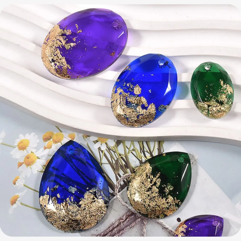 Силиконовая форма искусственная для рукоделия смола эпоксидные подвески серьги