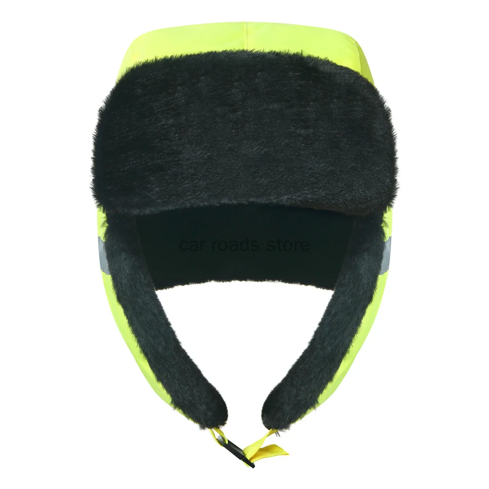 1pc AYKRM High Visible Cap, Safety Daily Knit Running Soft Cap Ultimate Thermal Retention Reflective Warm enlarge