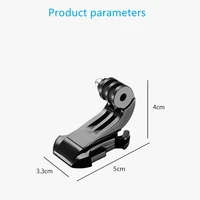 action camera card slot adapter double shoulder chest strap j type holder base accessories black absmetal