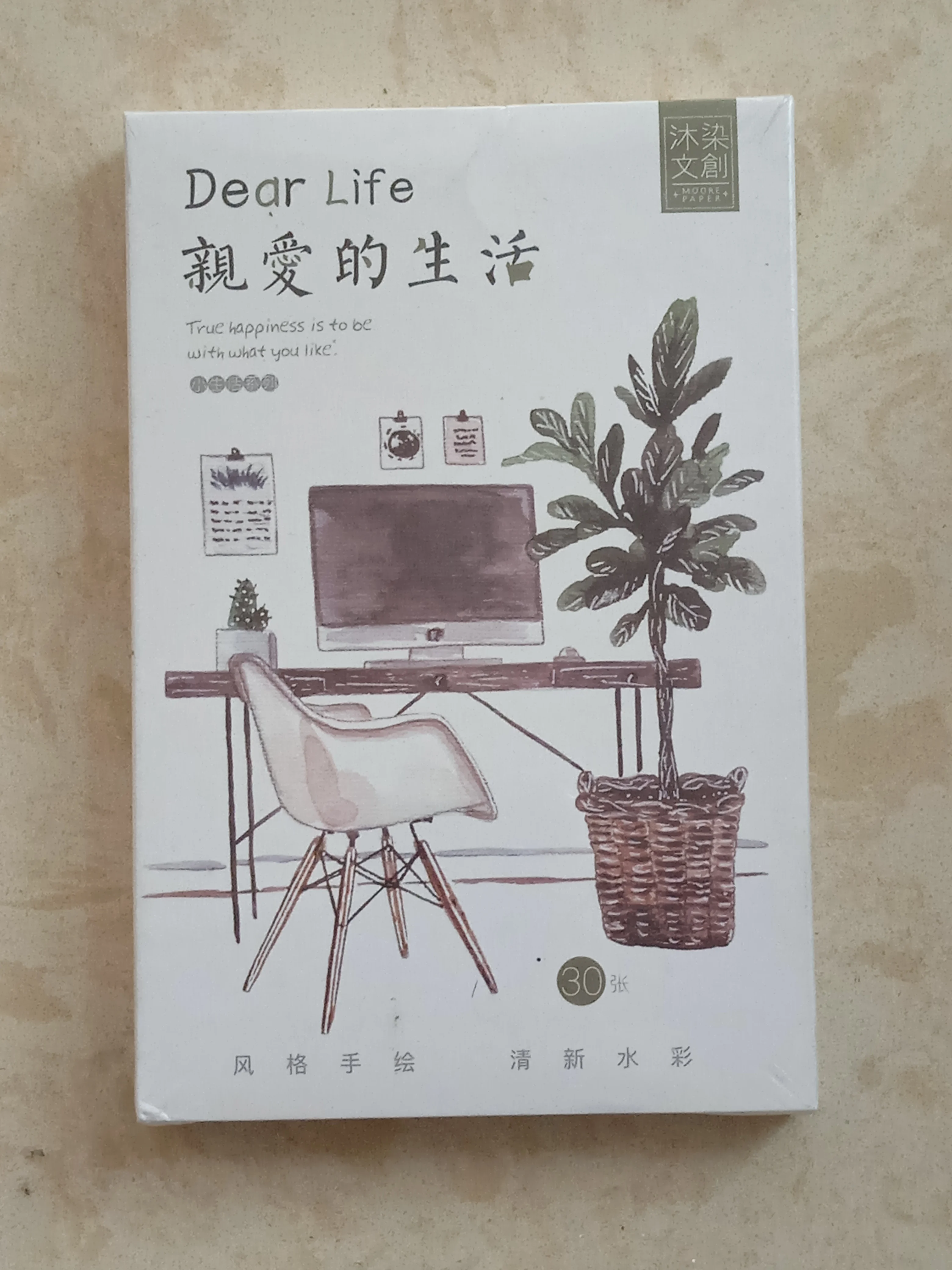 

143mmx93mm good life paper postcard(1pack=30pieces)