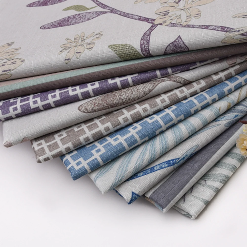 Ткань из хлопка и льна для мебели чехлов дивана скатерть шитья утолщенный