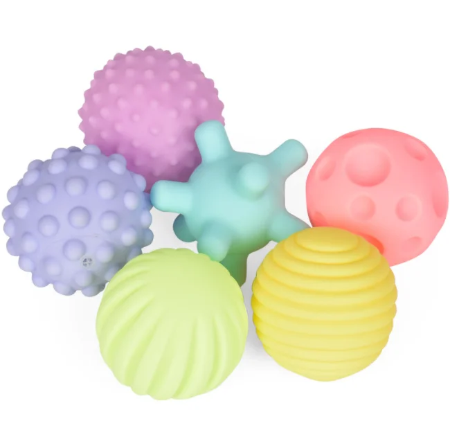 

50Set Baby Toy Sensory Balls Set Textured Hand 50Set Touch Grasp Massage Ball Infant Tactile Senses Development Toys For Babies