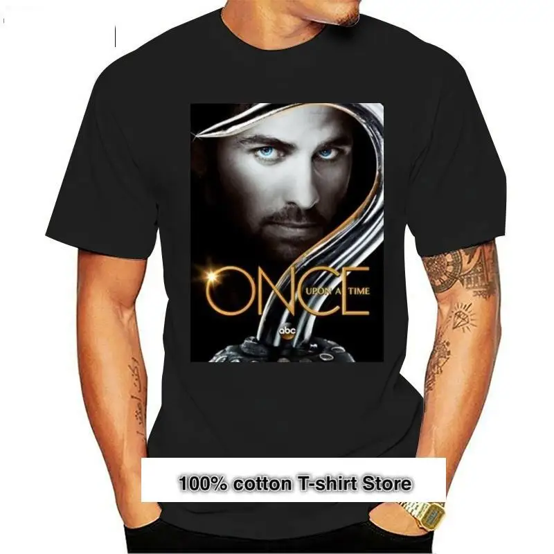 

Camiseta de arte para hombre y mujer, camisa de arte с gancho de Erase una раз, веселая, новая