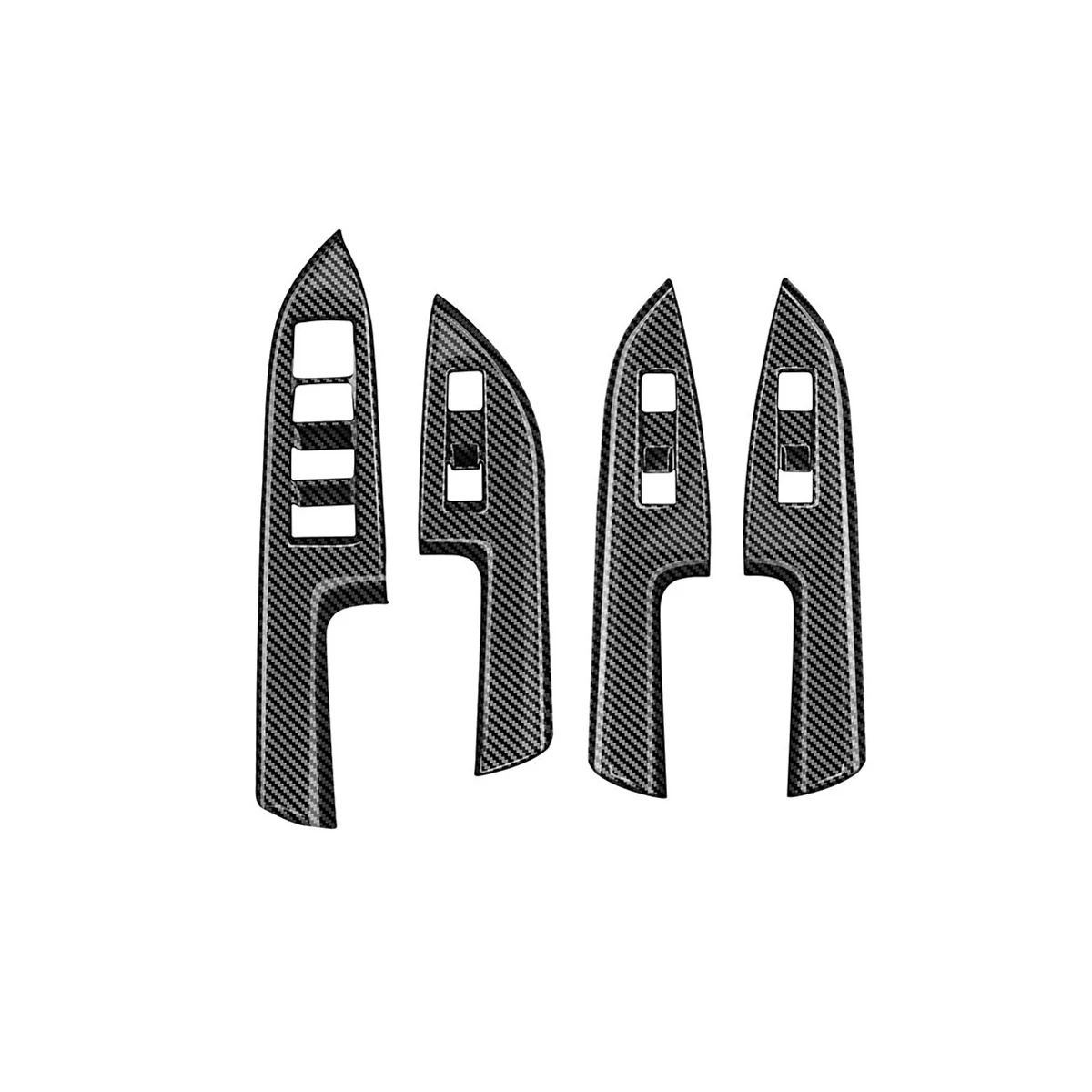 

Carbon Fiber Car Door Armrest Window Glass Lift Button Frame Door Bowl Cover Trim for LEXUS NX260 NX350H 2022+ RHD