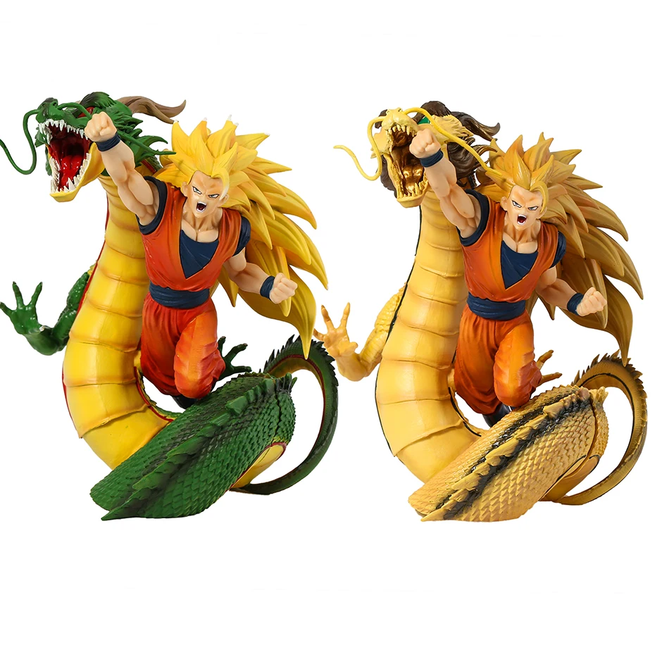 

Dragon Ball Z Son Goku Super Saiyan 3 Dragon Fist Explosion PVC Model Statue Collectible Model Doll Toy