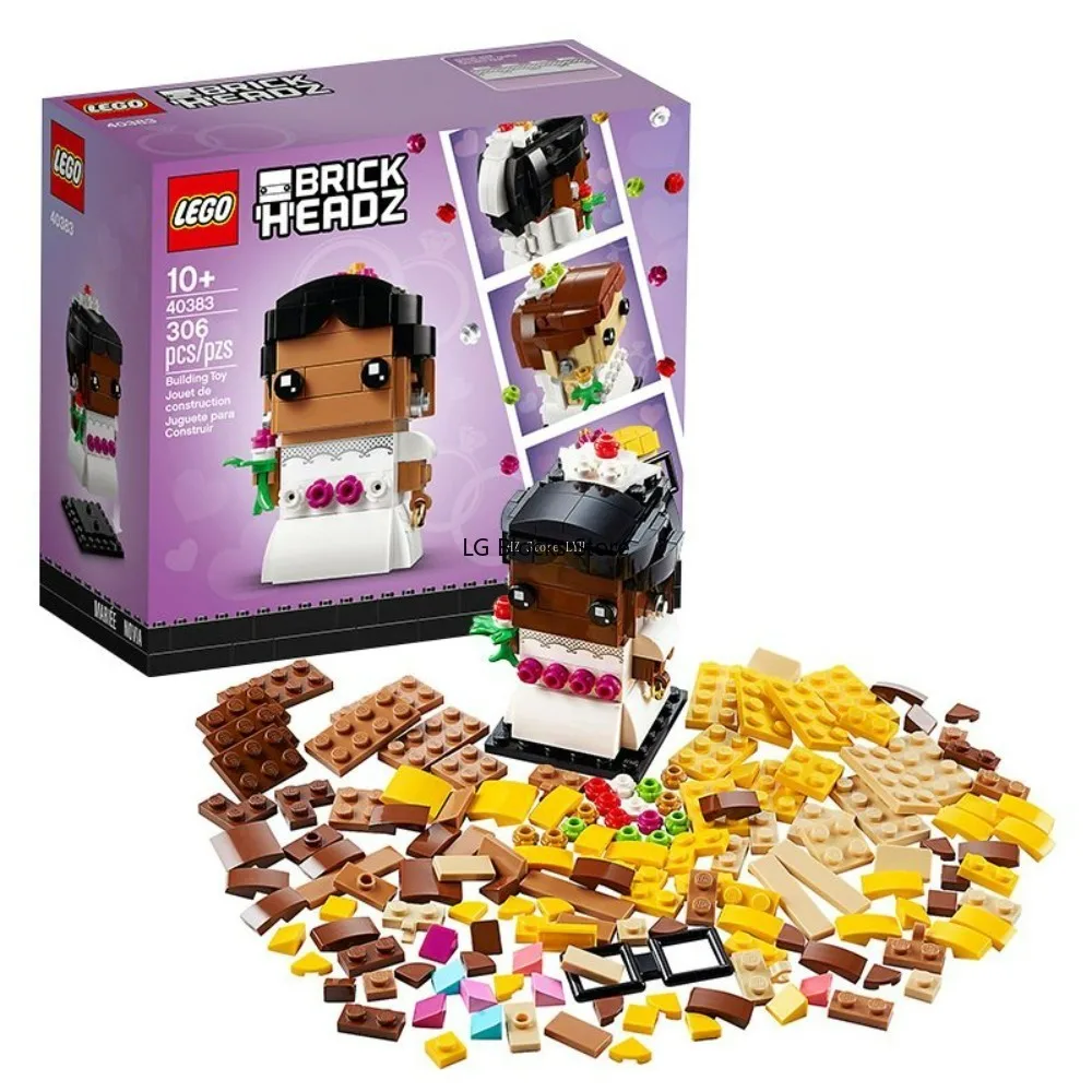 Набор для невесты Lego Brickheadz 40383 свадебная Невеста с индивидуальными выражениями