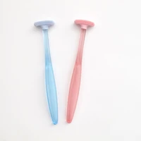 soft silicone tongue brush cleaning the surface of tongue oral cleaning brushes tongue scraper cleaner fresh breath health tool
