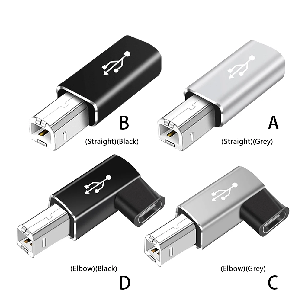 

Адаптер USB Type-c для музыкального инструмента, устройство для адаптации, устройство для переноса данных, прямая головка, серый