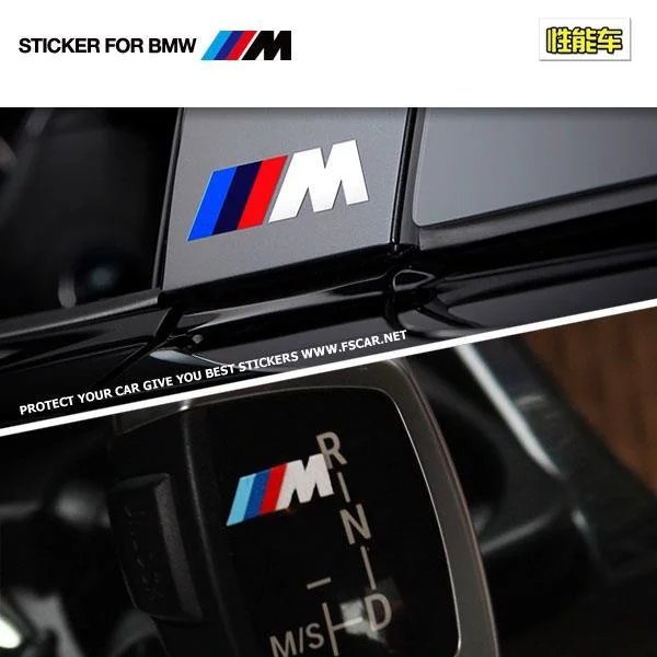 Фото Наклейки на суппорты для BMW: термостойкие, 3-цветные, для моделей M, X3, X5, X6, X7, M3, E84, E83, F25, E91, E60, E30, E90 №2
