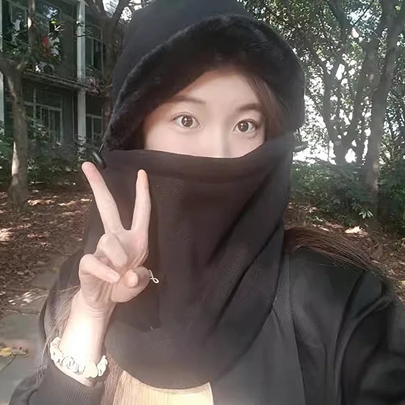 Панамские мужские и женские осенне-зимние велосипедные шапки с шейным ремешком