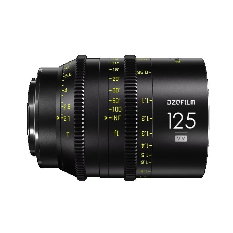 DZOFILM Vespid Prime 125 мм T2.1 кинообъектив Для полнокадровой камеры Vista Vision PL-Mount