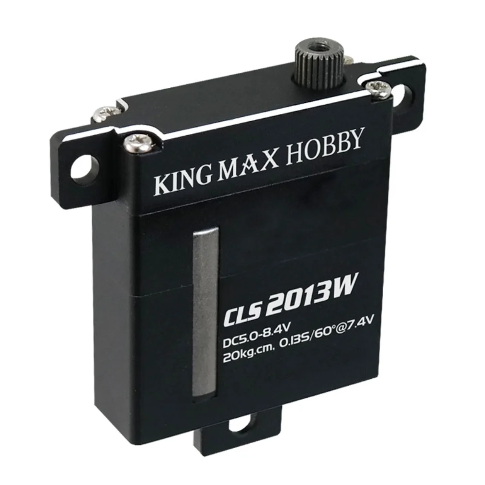 KINGMAX HOBBY CLS2013W 28g 20kg.cm@7.4V 0.13sec безсердечный двигатель, стальные шестерни высокого давления, цифровой сервопривод для планера с фиксированным крылом