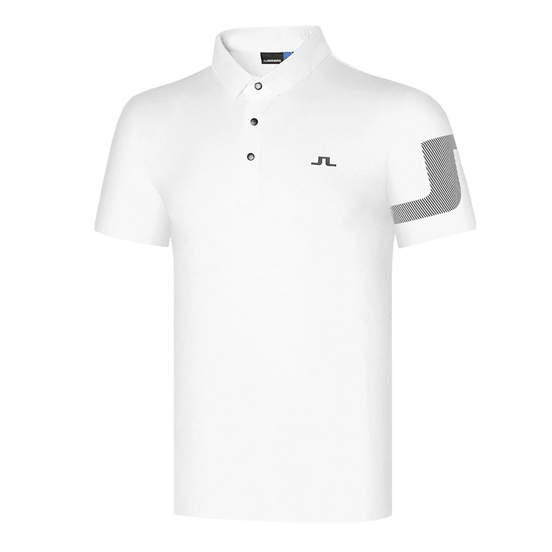 New men's golf short sleeve summer golf shirt stretch sweat-wicking T-shirt top golf clothes
