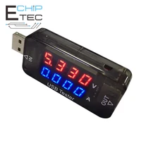 free shipping lcd digital voltmeter ammeter tester usb detector charger capacity tester 3bit 4bit 3 3v