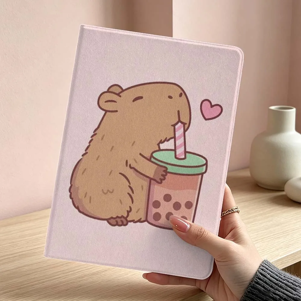 Фото Милые забавные узоры с капибарами, мягкий чехол для планшетов Samsung Galaxy Tab S11 S10 S9 S8 S7 S6 A11 A9 A8 A7 Ultra Lite FE Plus Inch №5