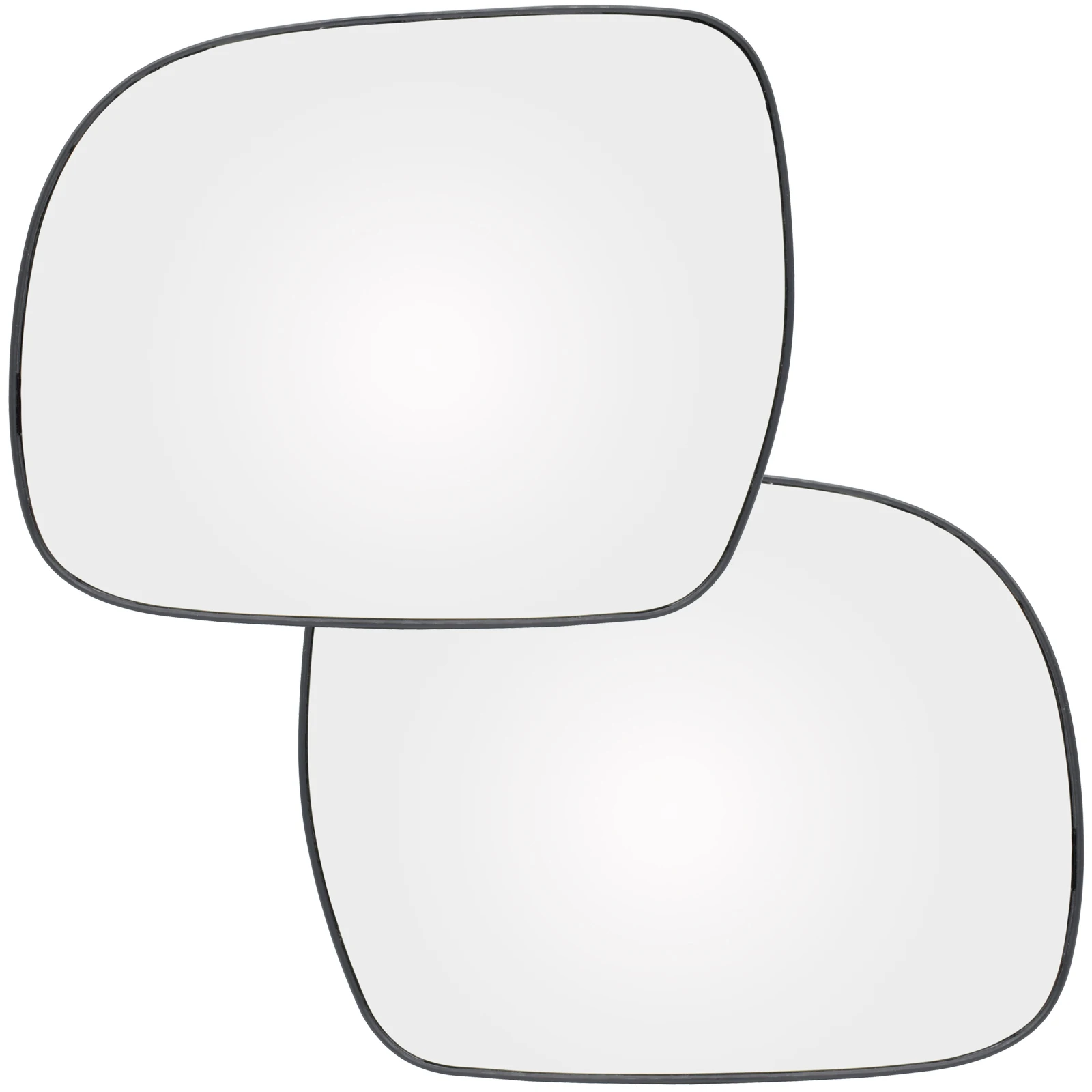 Для Lexus RX 2003-2008 Toyota Hilux 2005-2010 левая и правая дверь, боковое зеркало, стекло с подогревом, выпуклое, с пластиной, зажим заднего вида