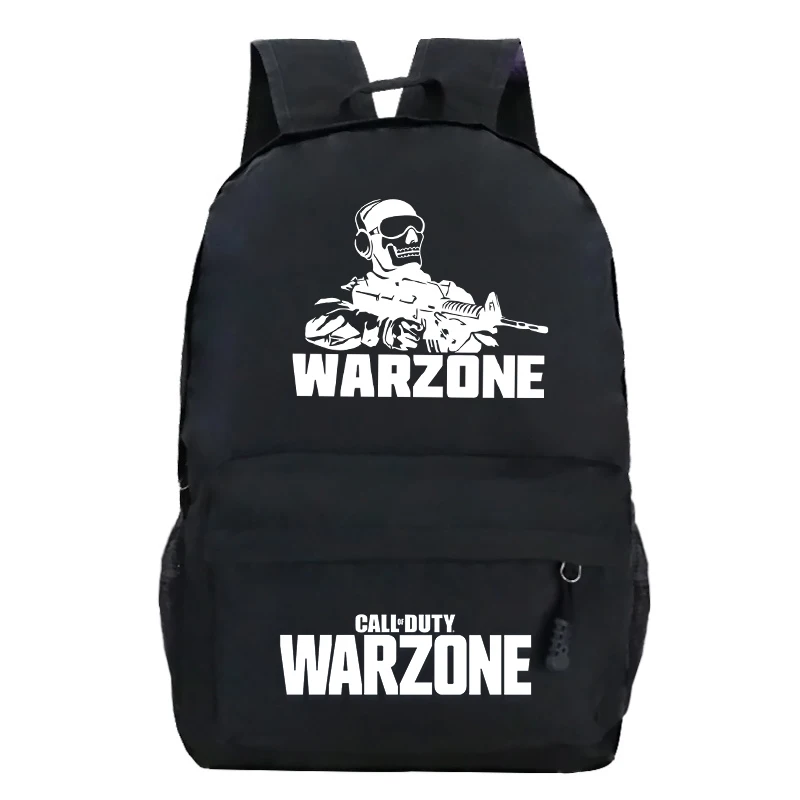 Нейлоновый рюкзак с принтом Call Of Duty Warzone популярная школьная сумка для игр