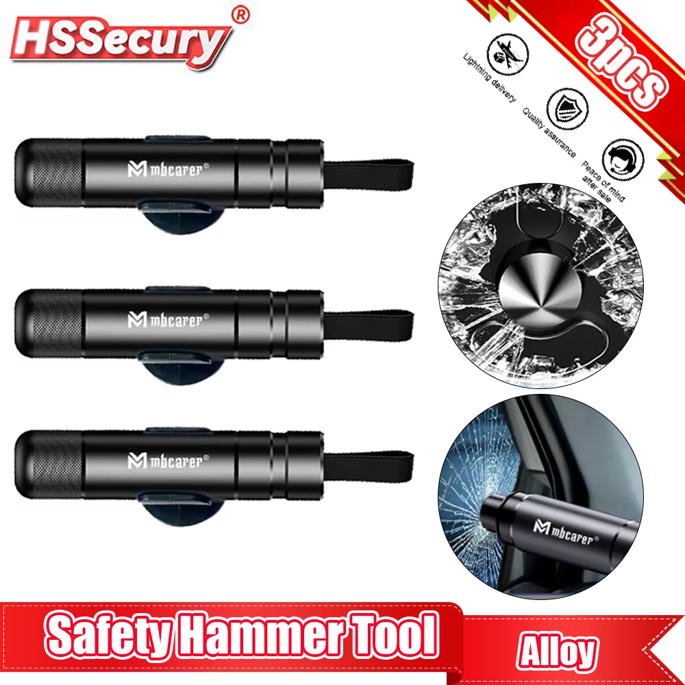 Автомобильный безопасный молоток из сплава Oauee резак для ремней безопасности с