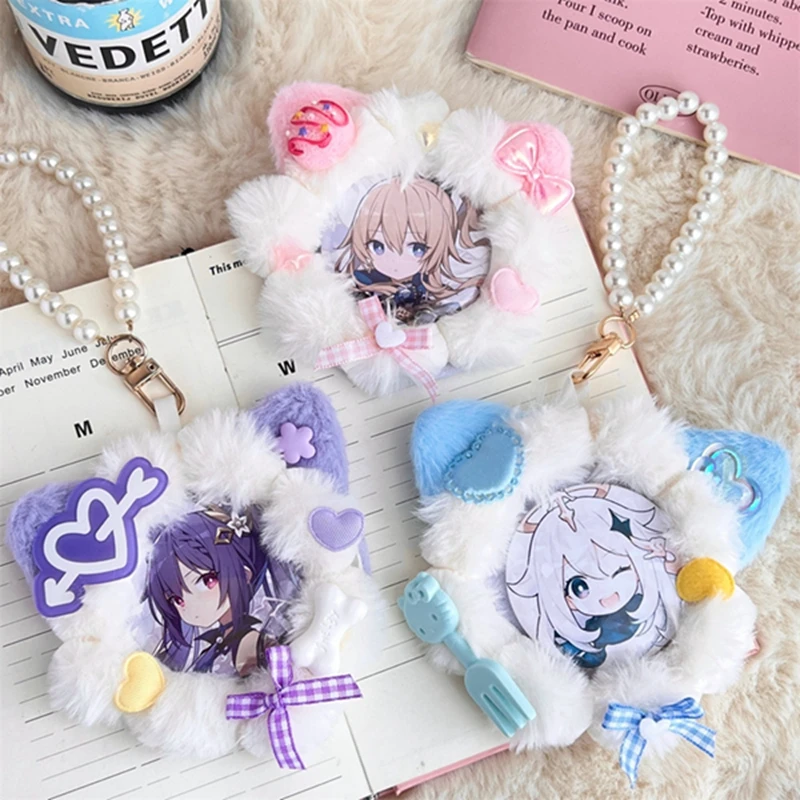 Kawaii Ita искусственный держатель для девочек-подростков аниме плюшевые кошачьи уши