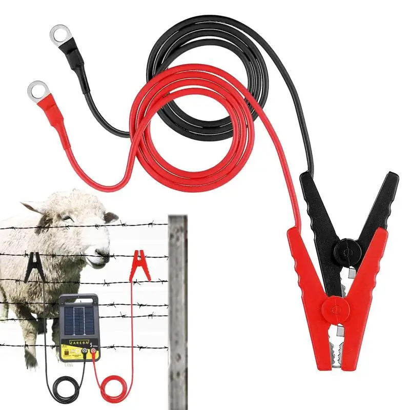 

Electric Fence Alligator Clips Battery Alligator Clips Wire Quick Disconnect To Clamps Connectors Cord Farm Shepherd alert tool