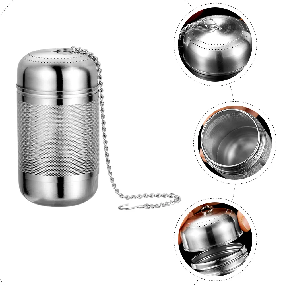 

Tea Strainer Infuserloose Mesh Seasoning Filtersteeper Leaf Fine Filters Soup Chain Seasonings Diffuser Strainers Infusers