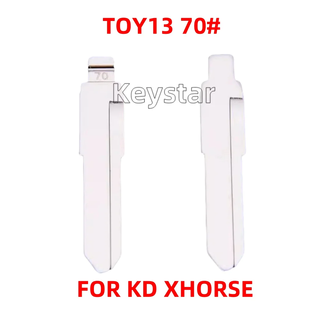 

10 шт. Универсальный Автомобильный ключ, лезвие 70 # KEYDIY, KD Xhorse VVDI JMD Blank TOY13 HU87R, лезвие для Toyota Calya Avanza Agya Daihatsu