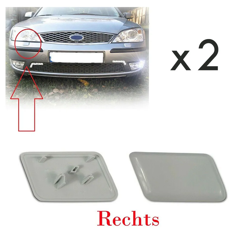 

Headlamp Washer Jet Cover FOR FORD MONDEO MK3 (00-07) Plastic RIGHT LEFT Headlight Washer Nozzle Spray Jet Cover 1S7113L018AE