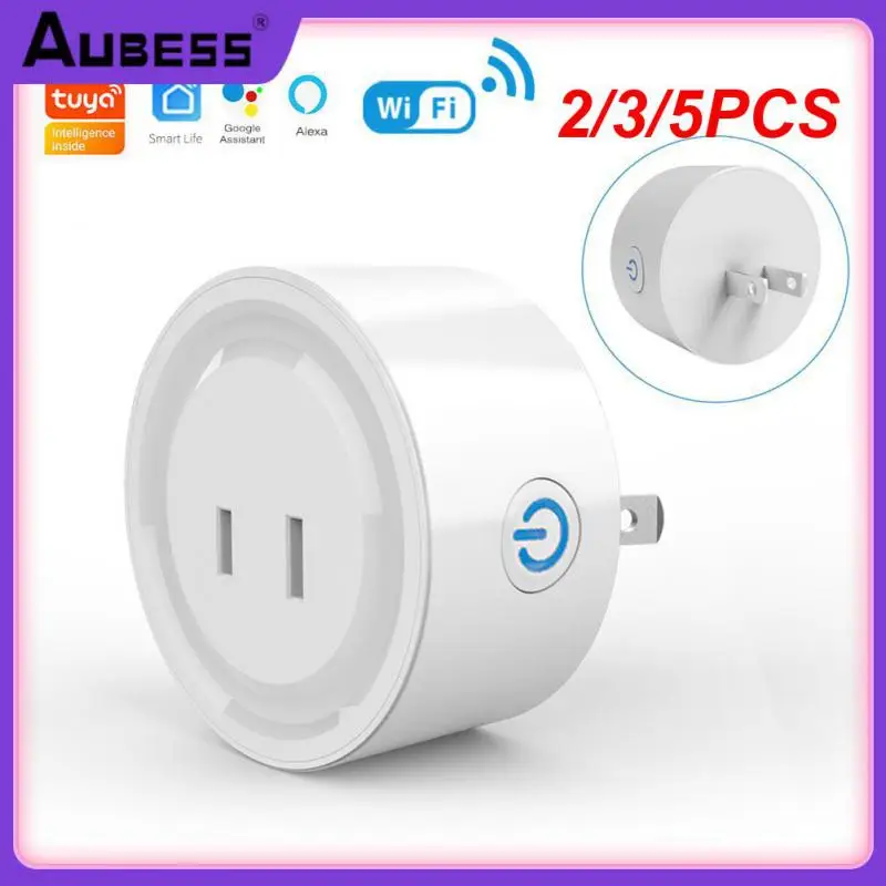 

2/3/5PCS Daily Gauge Smart Socket 10a Tuya Smart Plug Voice Control Timing Countdown Jp Outlet Support Alexa Google Home Tuya