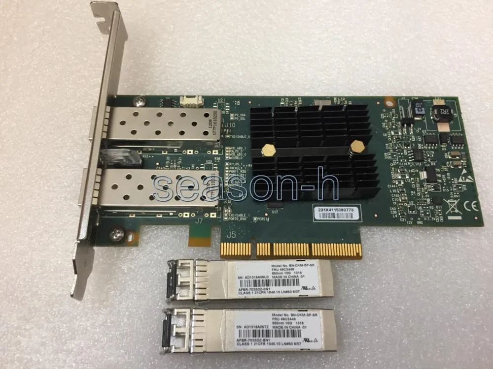 ConnectX-3 DualPort 10GbE SFP+ HBA Adapter SystemX 81Y9992 81Y9993