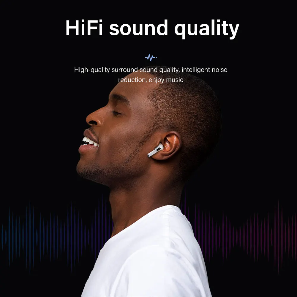 Беспроводные Bluetooth наушники Nephy Pro6 TWS шумоподавляющие с микрофоном для телефона