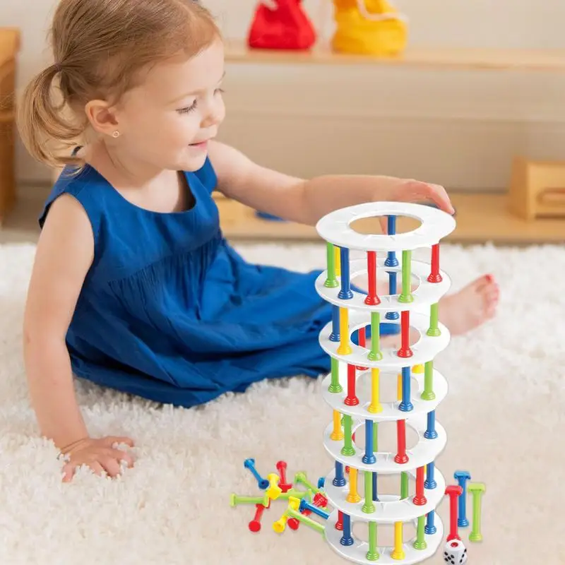 Игра Башня для детей сенсорная Интерактивная сборная башня развлекательная