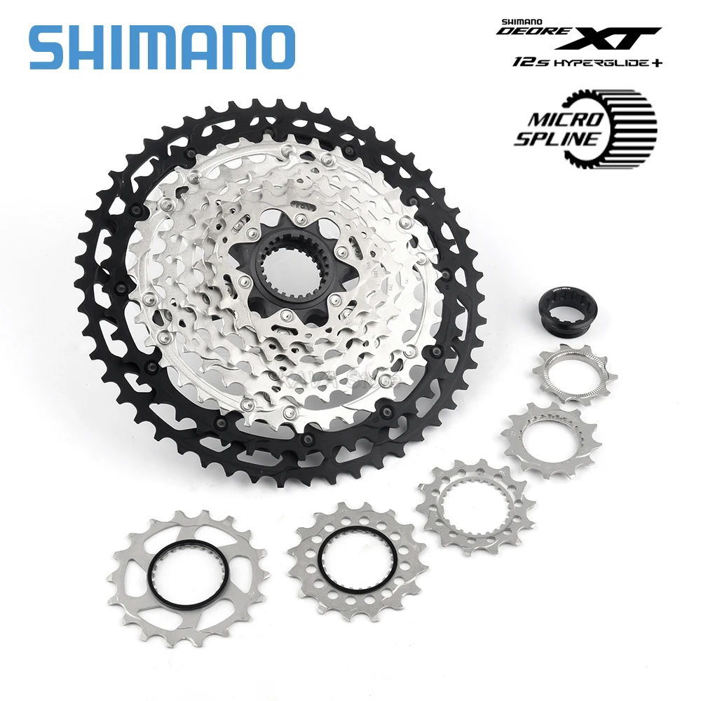 Кассета Shimano Deore XT M8100 12 S Micro Spline MTB В K7 Звездочка Скоростей MS свободное колесо M6100