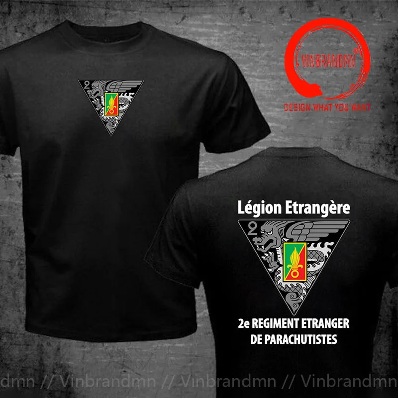 Новая французская футболка 2 REP Foreign Legion мужская Etrangere с коротким рукавом