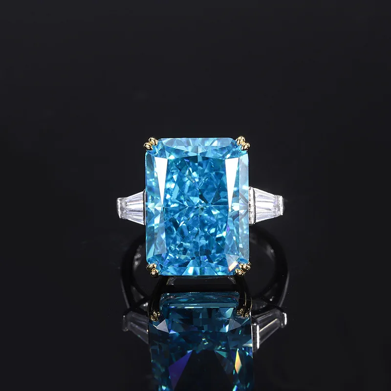 

Необычные кольца с бриллиантами для женщин, роскошные ювелирные изделия, свадебное обручальное вечерние ЦО, кольцо с блестящим драгоценным камнем, Подарок на годовщину для жены