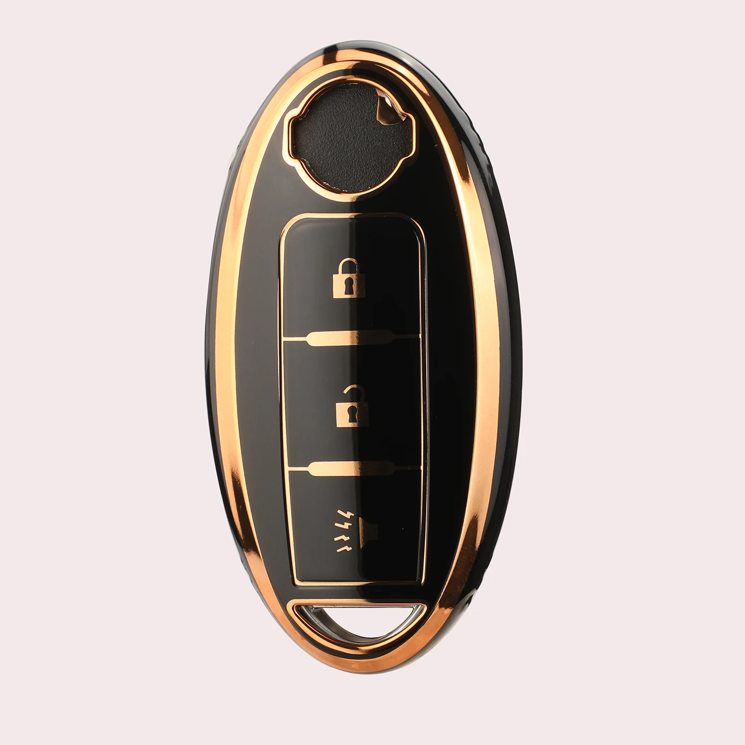 

Jingyuqin Новое поступление, чехол из ТПУ для автомобильного ключа, брелок для Nissan Qashqai Skyline Juke Alissa X-Trail, без ключа, Micra Murano, 3 кнопки