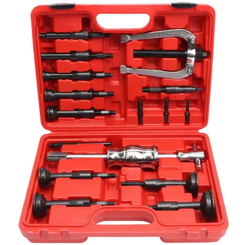 

16PCS Motors Blind Hole Guide Bearing Puller Internal Extractor Installation Removal Tool Kit with Slide Hammer Tool