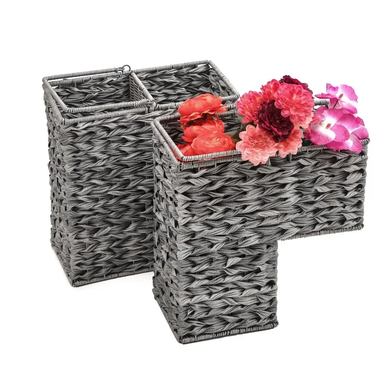 

ora cesta Stylish Collapsible Laundry Basket Picnic & Toy Storage Organizer Flower Girl Basket Flower Storage Organizer organiza