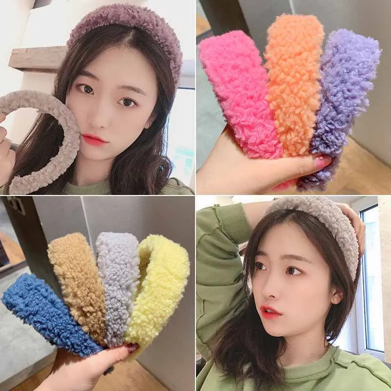 

Women Solid Striped Plaid Headbands Turban Elastic Headwear Head Wrap for Girls Women Hair Styling Tools Accessories for Braids