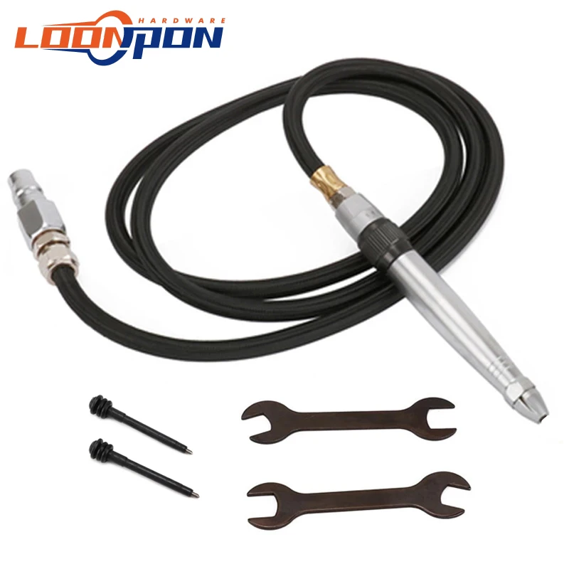 Air Pencil  Engraving Pen Pneumatic pens Grinder Kit Scribe Hammer Engraving Lettering Tool with Hose