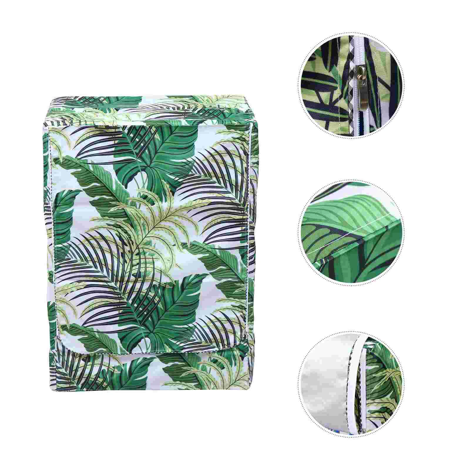 

Cover Washer Machine Waterproof Washing Tropicalcloth Kitchen Decoration Accessories Dryer Front Protector Load Covers Zipper