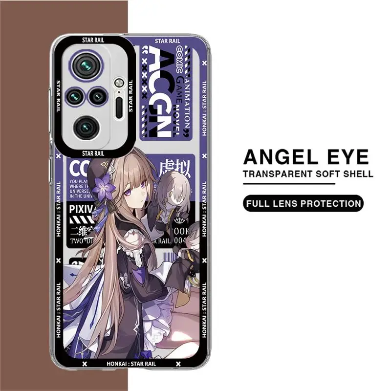 Чехол для телефона Xiaomi Redmi Note 10S 11 12 Pro 12S 13 8 9S 10 11S 11Pro противоударный чехол из ТПУ funda