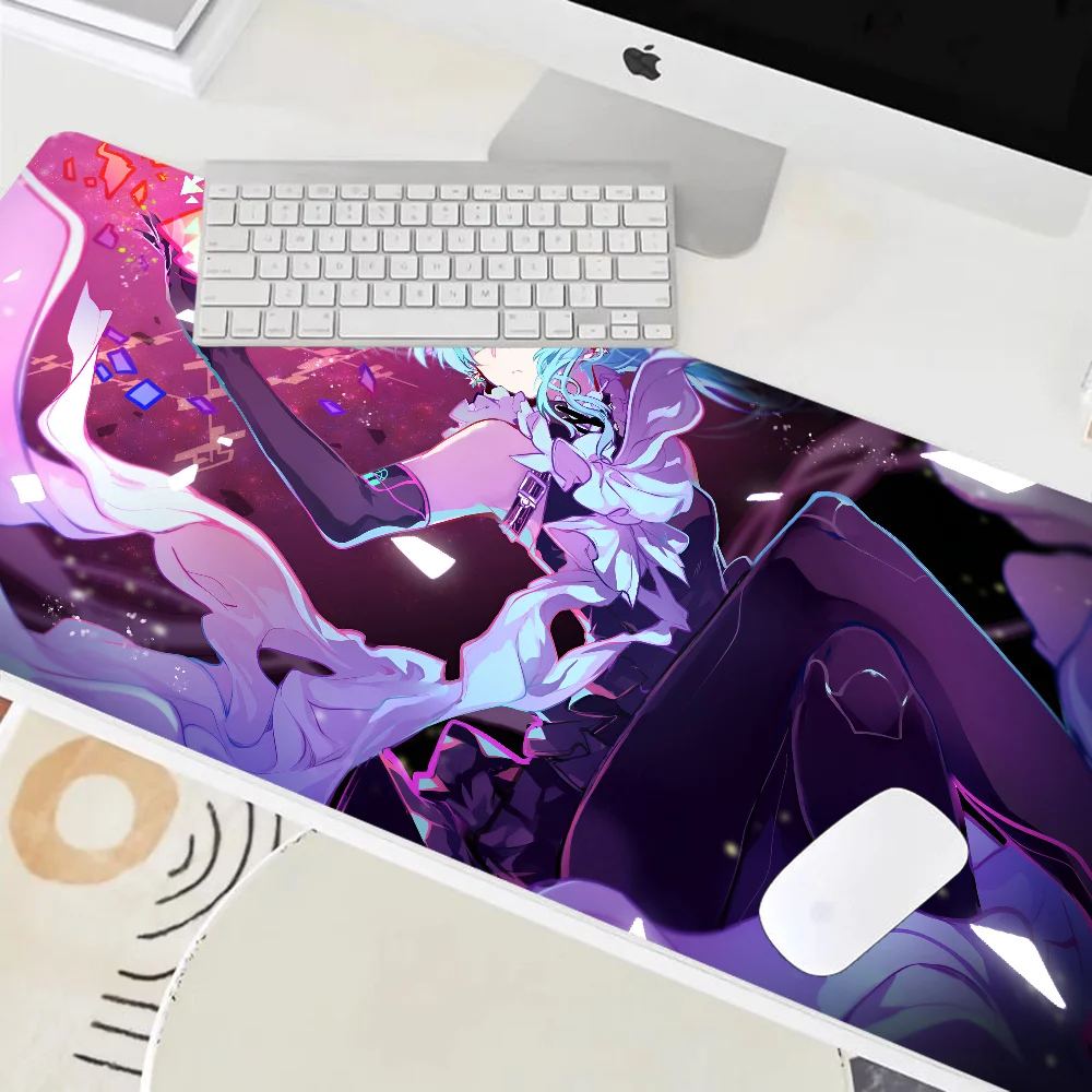 Game Anime Hololive Vtube Hoshimachi Suisei Mousepad Large Keyboard Desk Mat Gaming Mouse Pad LockEdge Non-slip