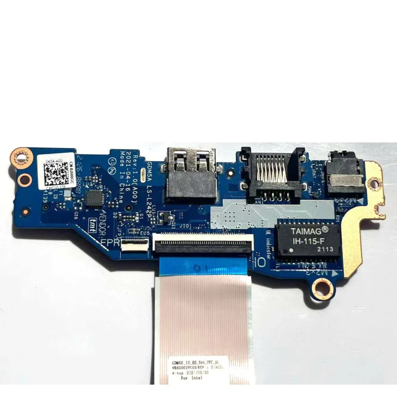 Новая плата GDM5A LS-L242P USB Audio RJ45 SD IO для Dell Vostro 3510 3511 3515