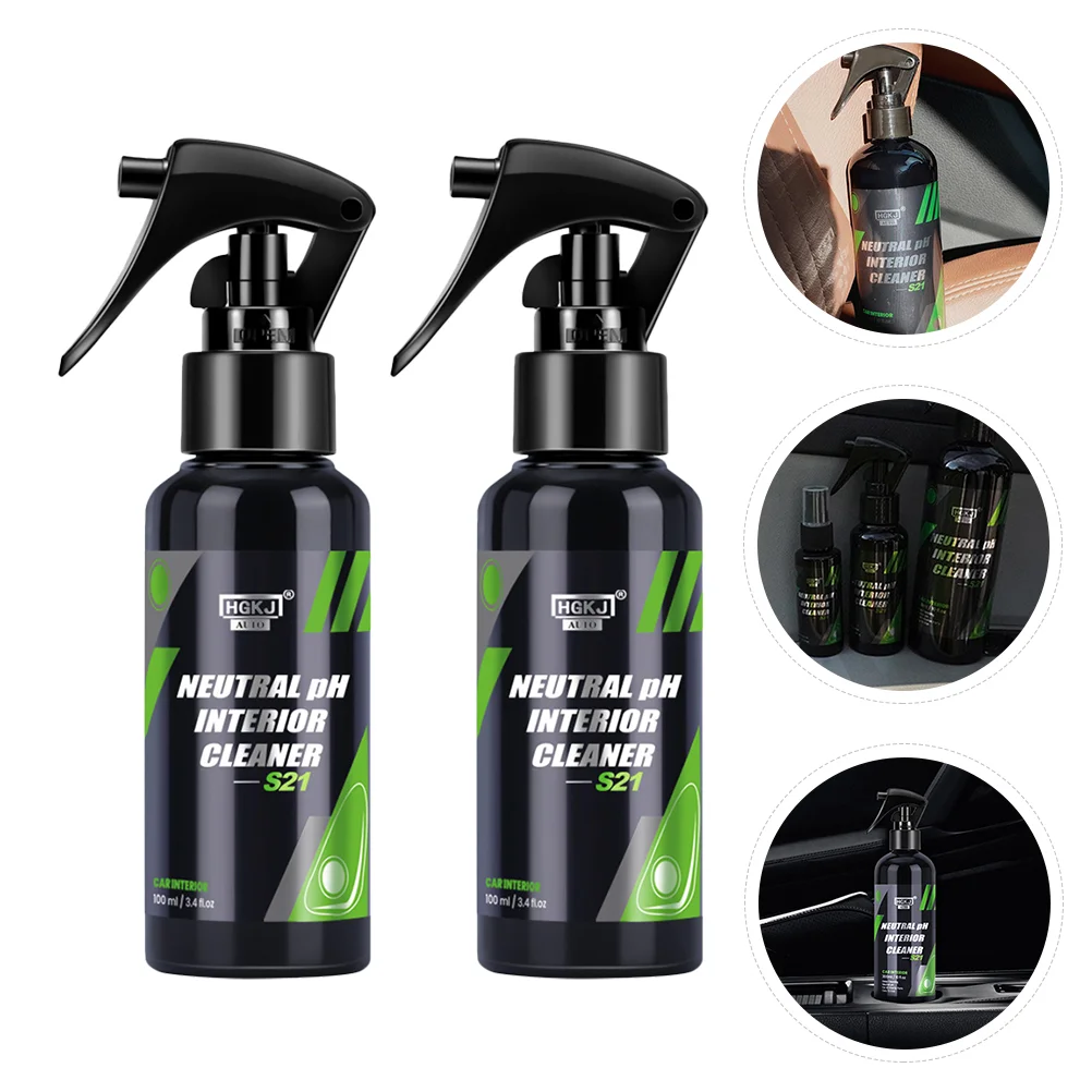 

2 Pcs Refurbishment Coating Agent Car Care Maintenance Kit Vehicle Restorer Auto Plastic Glazing Renew