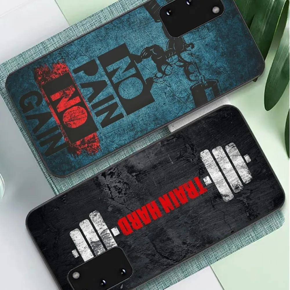 Bodybuilding Gym Fitness Phone Case For Samsung S 9 10 20 21 22 23 30 24 Plus Lite Ultra FE S10lite Fundas