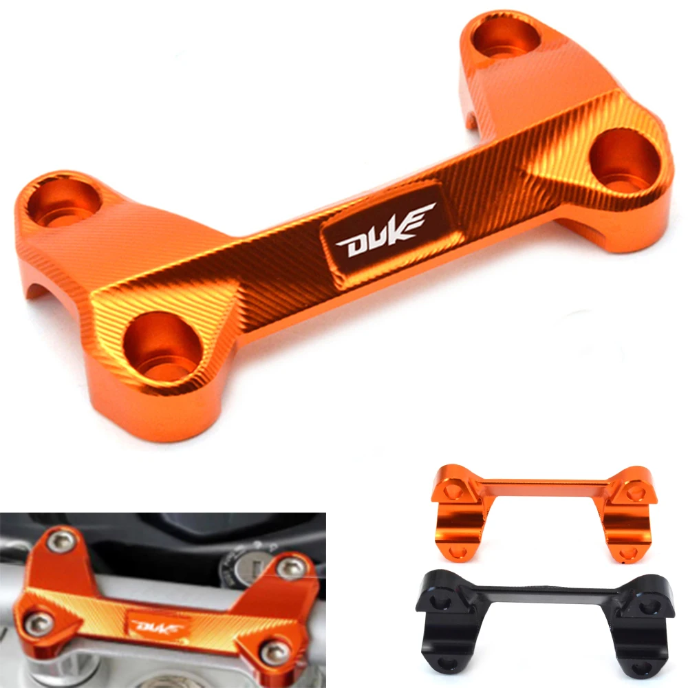 

Motorcycle Handlebar Risers Top Cover Clamp Fit For DUKE 390 200 125 2006 2007 2008 2009 2010 2011-2015 DUKE200 DUKE390 DUKE125